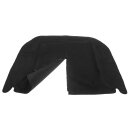 Spritzdecke Stoff, schwarz, LHD, lang
