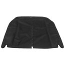 Spritzdecke Stoff, schwarz, LHD, lang