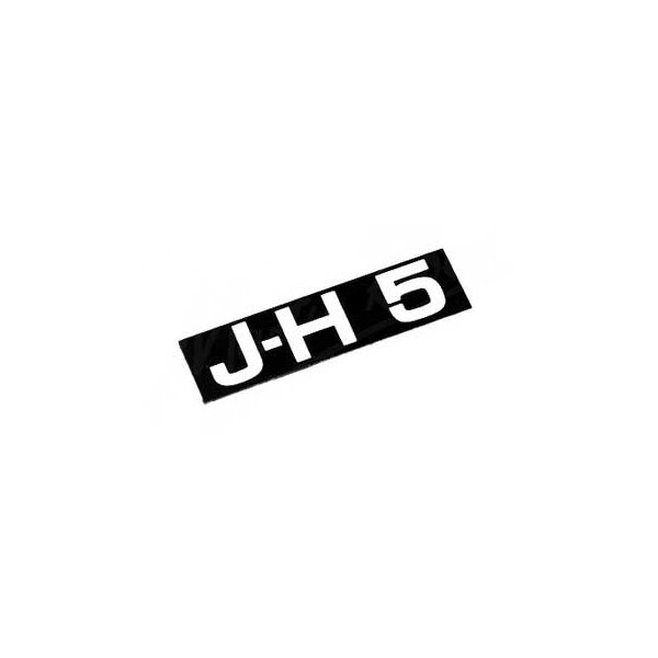 Beschriftung J.H.5