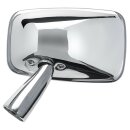 DOOR MIRROR, FLAT, STAINLESS STEEL, LH, AFTERMARKET