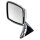 DOOR MIRROR, FLAT, STAINLESS STEEL, LH, AFTERMARKET