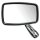 DOOR MIRROR, FLAT, STAINLESS STEEL, LH, AFTERMARKET