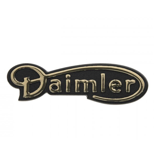 BADGE, DAIMLER, GOLD, B POST