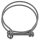 CLIP, HOSE CLAMPING, WIRE TYPE, 2-1/8" X 2-1/4"