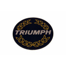 STEERING WHEEL CENTER BADGE, &quot;LAUREL TRIUMPH&quot;