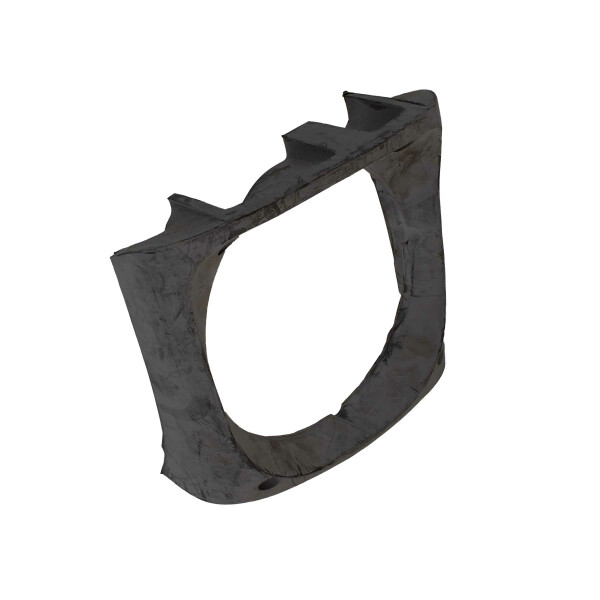 Lampenblende Gummi links