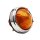 Blinker rund, ganze Leuchte, Glas orange, Ring gerade,  L539, L53626