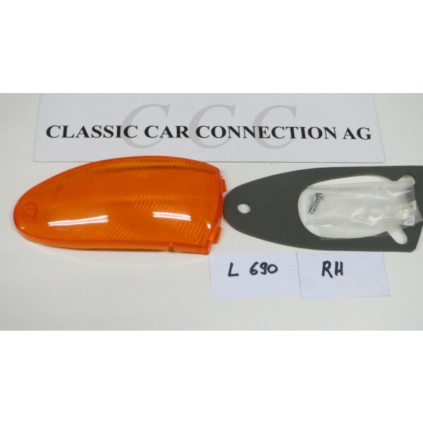 Blinkerglas vorne, orange, RH, L690 , L54581216