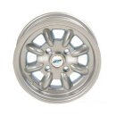 WHEEL 5&quot;x12&quot; 8 SPOKE ALLOY, SILVER, MINILIFE