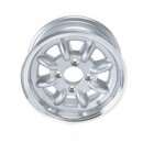 WHEEL 5&quot;x12&quot; 8 SPOKE ALLOY, SILVER WITH DIAMOND...