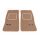 FOOTWELL OVERMAT BEIGE PAIR, LHD/RHD