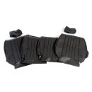 SEAT TRIM COVER KIT - LARGE D TYPE HEADREST - BLACK LEATHER