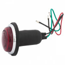 R&uuml;cklicht &amp; Stoplicht, komplett, rote Linse, L488