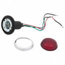 R&uuml;cklicht &amp; Stoplicht, komplett, rote Linse, L488