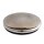 CENTRE CAP, POLISHED ALUMINIUM, 3.5&quot;, PLAIN, NO HORN PUSH, NO BADGE