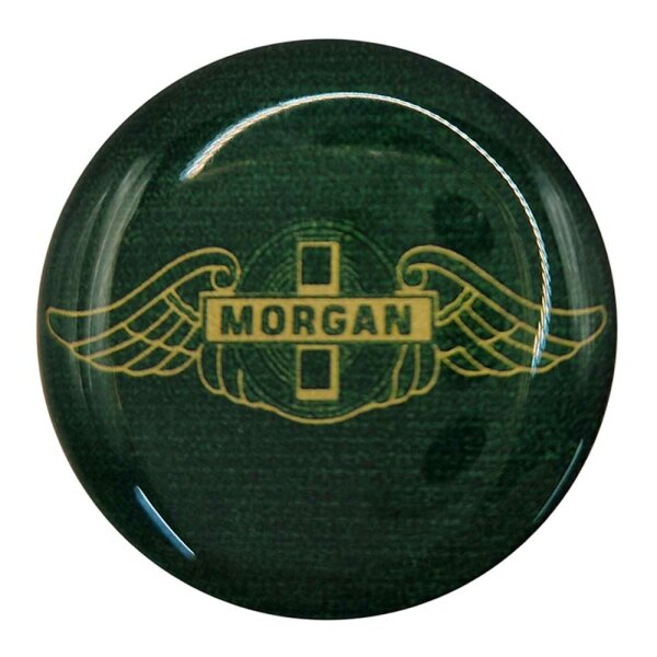 Badge MORGAN gr&uuml;n, zu Moto-Lita Lenkr&auml;dern