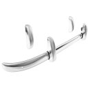 BUMPER SET STAINLESS STEEL, 5 PIECES