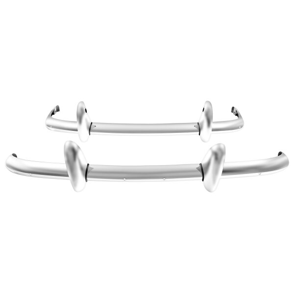 BUMPER SET STAINLESS STEEL, 6 PIECES
