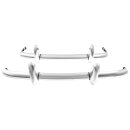 BUMPER SET STAINLESS STEEL, 6 PIECES