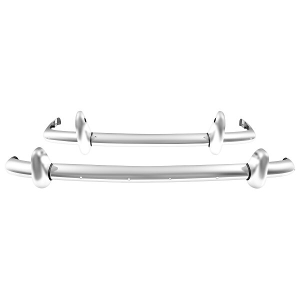 BUMPER SET STAINLESS STEEL, 6 PIECES