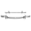 BUMPER SET FRONT AND REAR, STAINLESS STEEL
