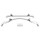 BUMPER SET FRONT AND REAR, STAINLESS STEEL