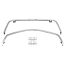 BUMPER SET FOR TWIN NUMBER PLATE LAMPS MODELS, STAINLESS STEEL