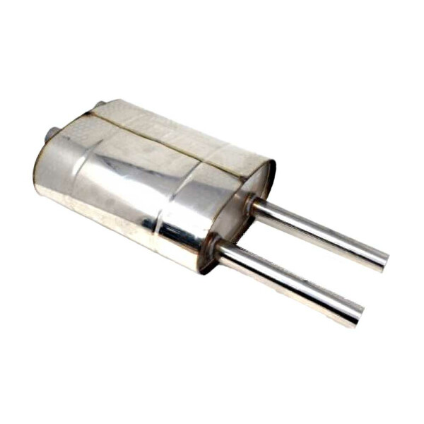 REAR EXHAUST SILENCER STAINLESS STEEL