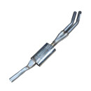 FRONT SILENCER &amp; PIPE ASSEMBLY, STAINLESS STEEL