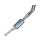 FRONT SILENCER &amp; PIPE ASSEMBLY, STAINLESS STEEL