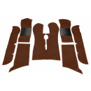 CARPET SET TUFTED, CHESTNUT BROWN