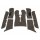 CARPET SET TUFTED, CHESTNUT GREY