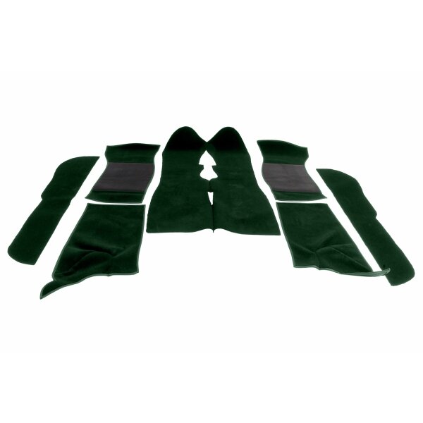 Teppichsatz Wolle "Luxury", emerald-gr&uuml;n