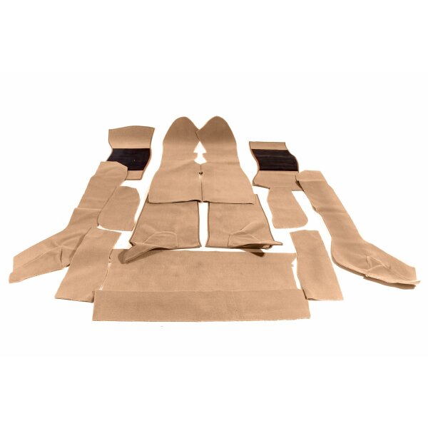 Teppichsatz getuftet, beige