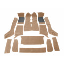 Teppichsatz Wolle "Luxury" beige