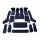 Teppichsatz Wolle "Luxury" navy-blau