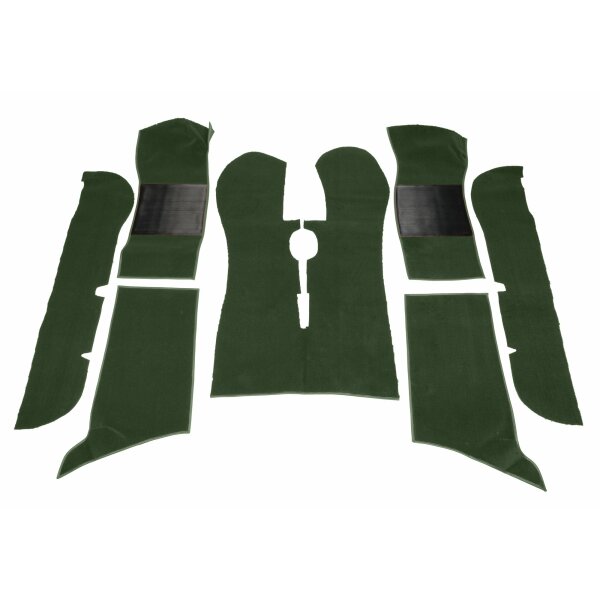 Teppichsatz getuftet, emerald-gr&uuml;n